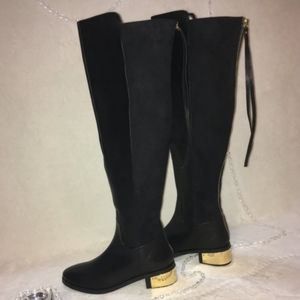 KURT GEIGER | Black Leather and Suede Boots